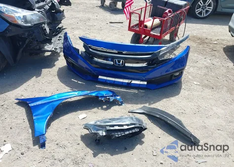 2019 Honda Civic Sport z USA, uszkodzony, nr VIN 2HGFC2F88KH558253